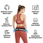 Back and Hip Pain Relief Belt for Sciatica