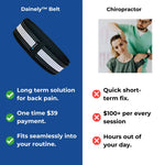 Back and Hip Pain Relief Belt for Sciatica