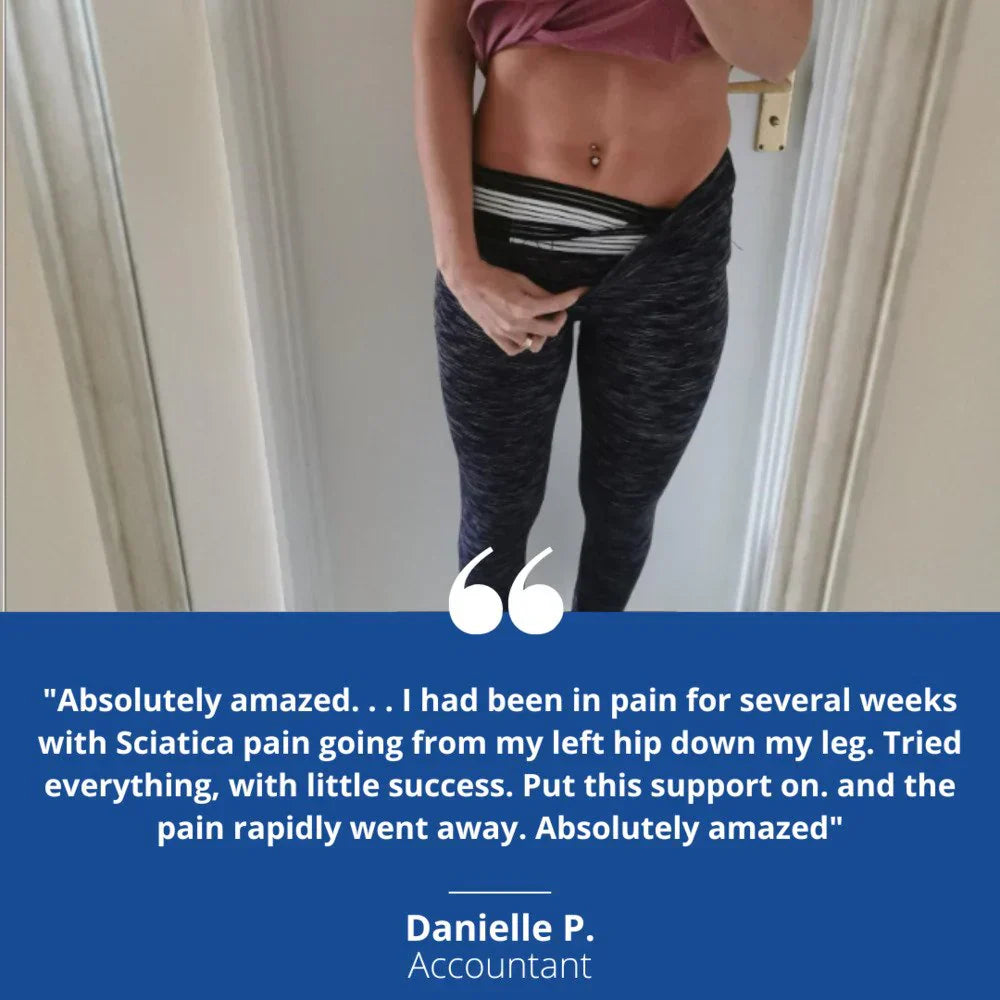 Back and Hip Pain Relief Belt for Sciatica