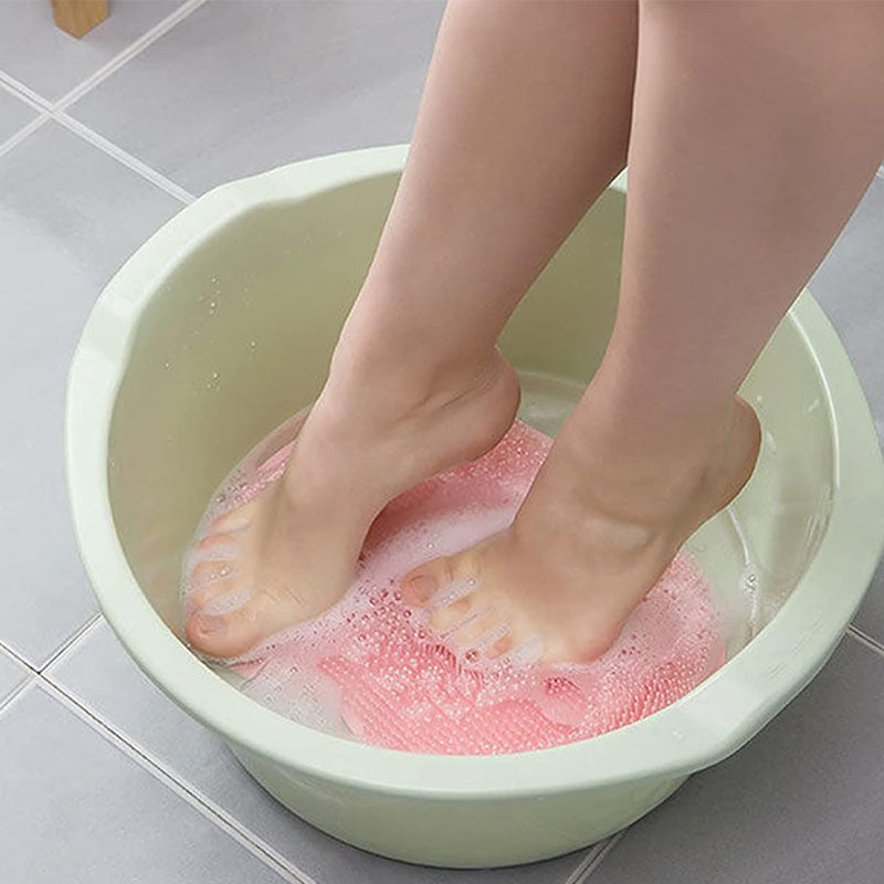 Foot and Body Scrubbing Mat for Shower Use