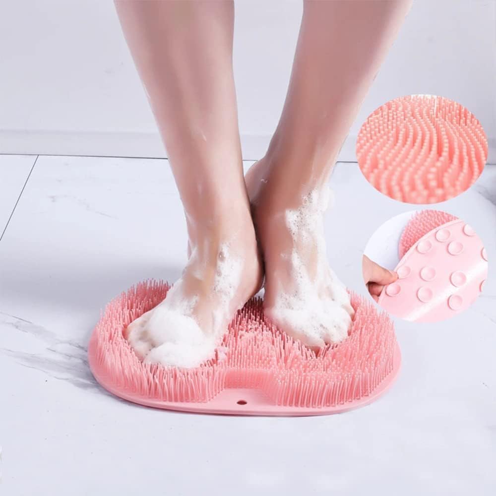 Foot and Body Scrubbing Mat for Shower Use