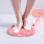 Foot and Body Scrubbing Mat for Shower Use