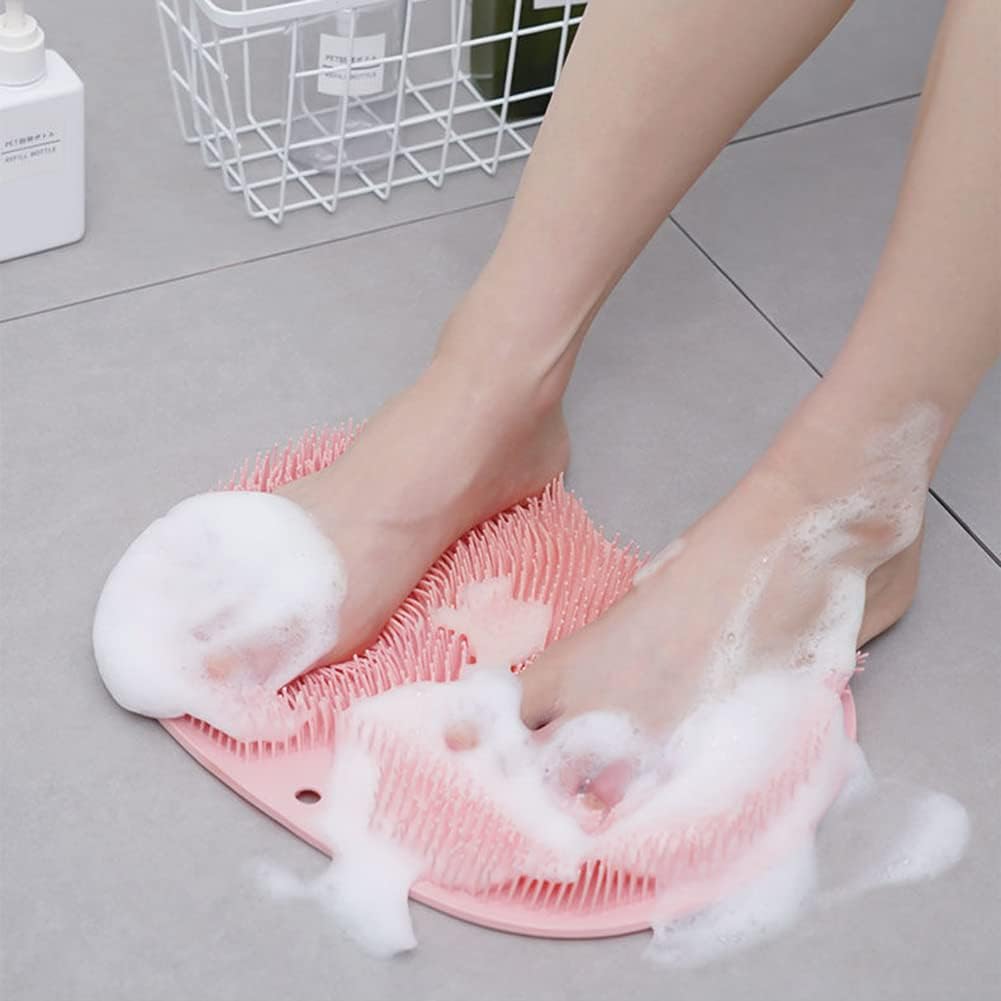 Foot and Body Scrubbing Mat for Shower Use