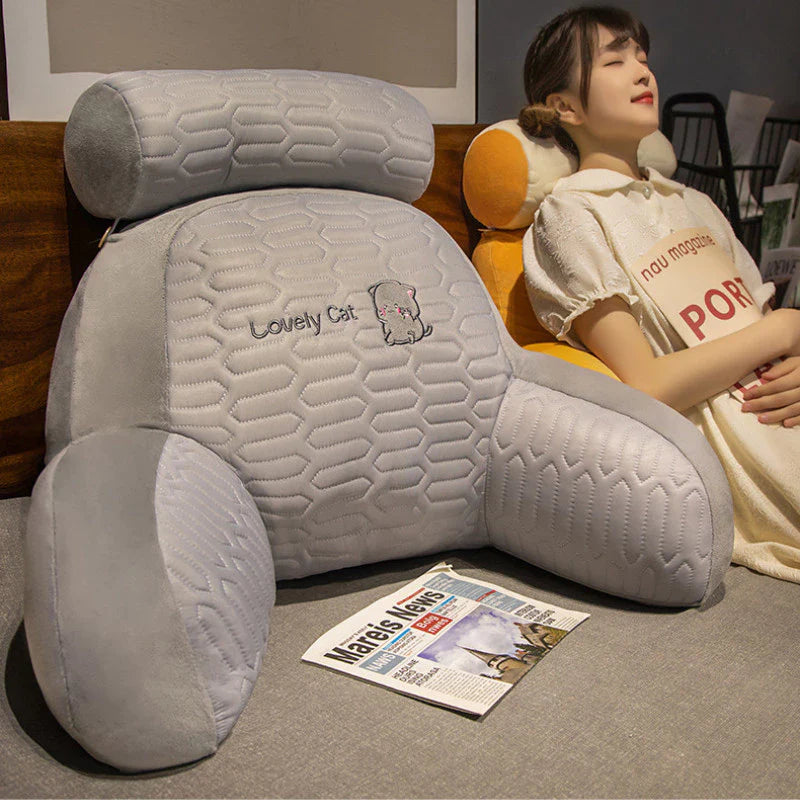Ergonomic Triangle Pillow – Ideal Support and Comfort for Back, Neck, and Legs!