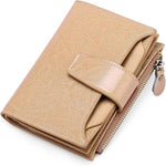 Compact Genuine Leather Multi-Pocket Wallet