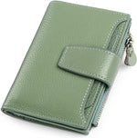 Compact Genuine Leather Multi-Pocket Wallet