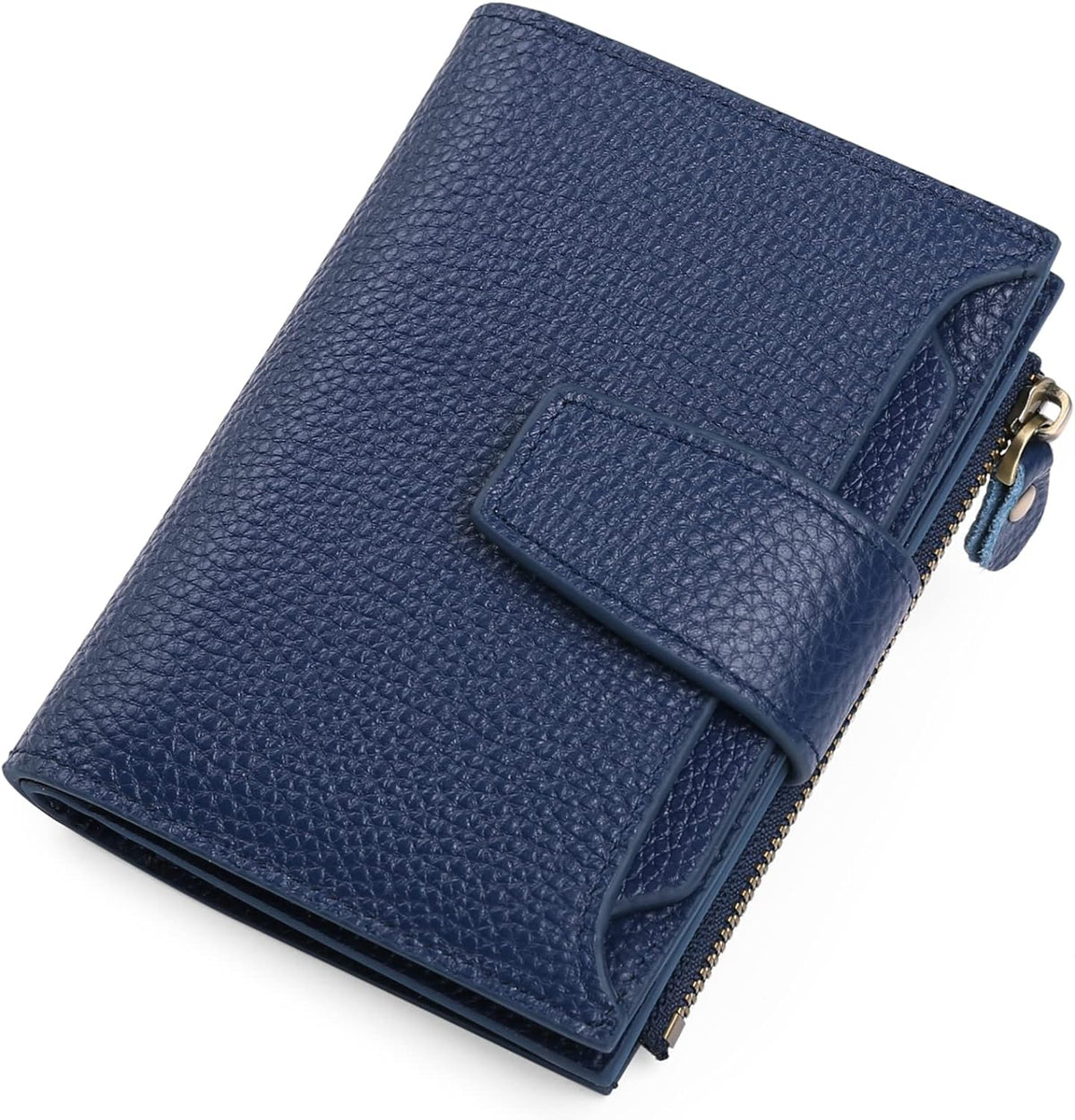 Compact Genuine Leather Multi-Pocket Wallet