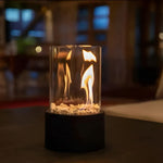 Smoke-Free Table Fireplace for Stylish Indoor & Outdoor Use
