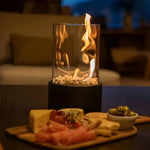 Smoke-Free Table Fireplace for Stylish Indoor & Outdoor Use