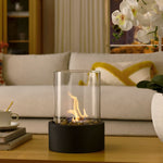 Smoke-Free Table Fireplace for Stylish Indoor & Outdoor Use