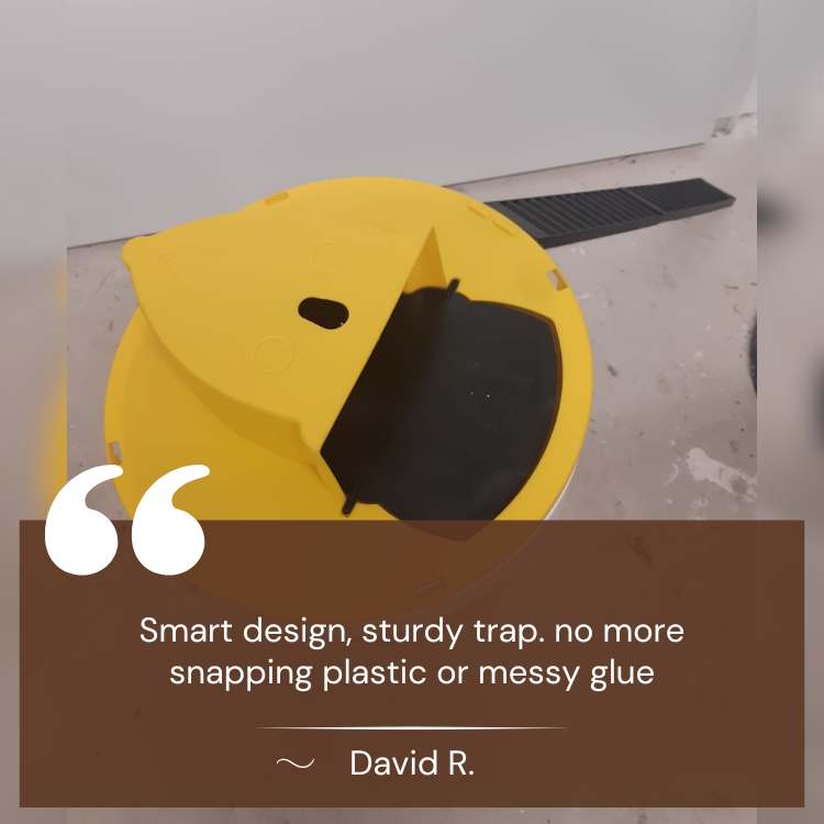 Multi-Catch Mouse Trap | Automatic Tilting Function | Safe for Children and Pets