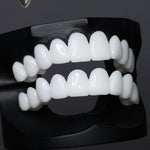 Dental Prosthesis with White Dental Lenses