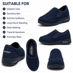 Cushioned Wide-Fit Shoes Designed for Sensitive and Swollen Feet