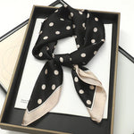 Silk Charm Plaid Scarf