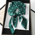 Silk Charm Plaid Scarf