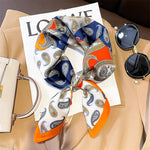 Silk Charm Plaid Scarf