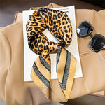Silk Charm Plaid Scarf