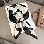 Silk Charm Plaid Scarf