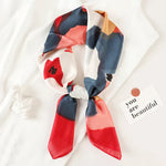 Silk Charm Plaid Scarf
