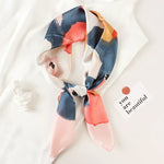 Silk Charm Plaid Scarf