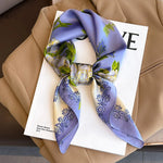 Silk Charm Plaid Scarf