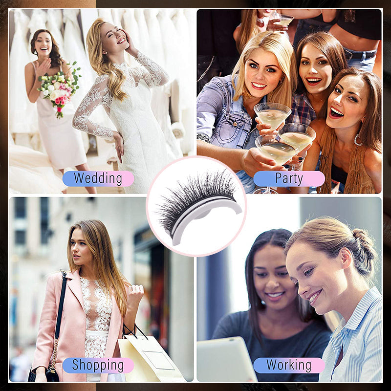 Self-Adhesive Lashes for Instant Natural Volume | Buy 1 Get 1 FREE