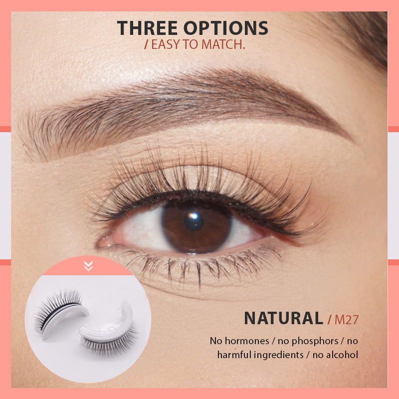 Self-Adhesive Lashes for Instant Natural Volume | Buy 1 Get 1 FREE