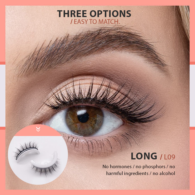 Self-Adhesive Lashes for Instant Natural Volume | Buy 1 Get 1 FREE