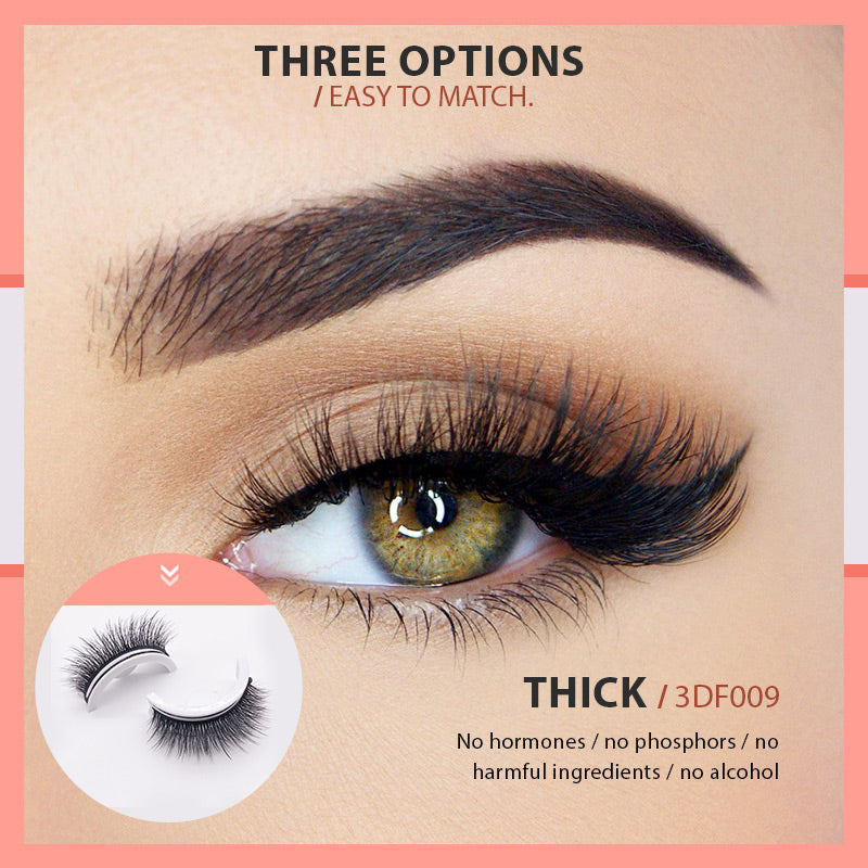 Self-Adhesive Lashes for Instant Natural Volume | Buy 1 Get 1 FREE
