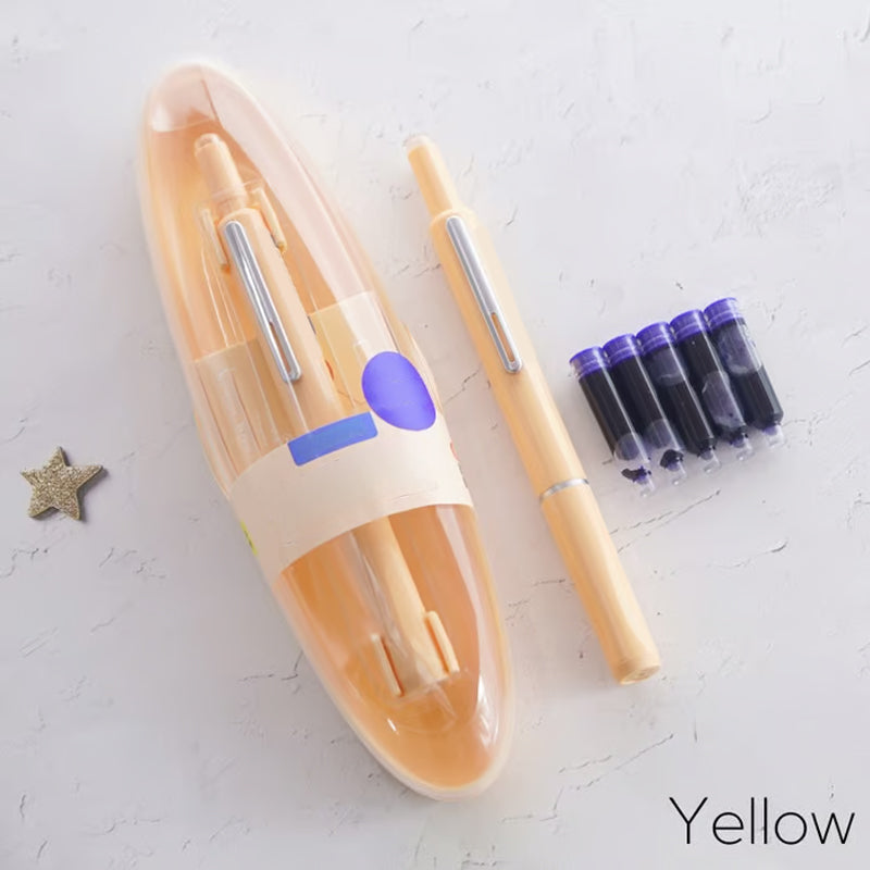 Retractable Fountain Pen with Smooth Writing Comfort | Buy 1 Get 1 FREE