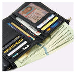 Compact RFID Leather Wallet | 50% DISCOUNT