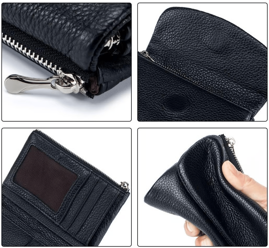 Compact RFID Leather Wallet | 50% DISCOUNT