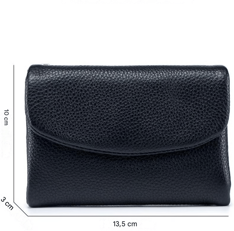 Compact RFID Leather Wallet | 50% DISCOUNT