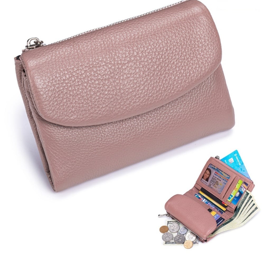 Compact RFID Leather Wallet | 50% DISCOUNT