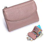 Compact RFID Leather Wallet | 50% DISCOUNT