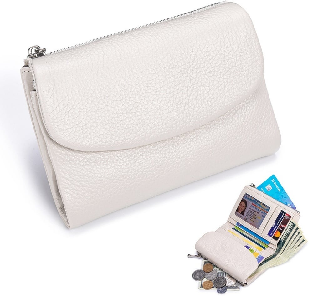 Compact RFID Leather Wallet | 50% DISCOUNT