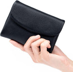 Compact RFID Leather Wallet | 50% DISCOUNT