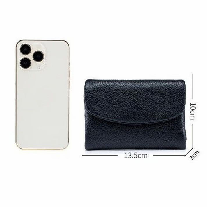 Compact RFID Leather Wallet | 50% DISCOUNT