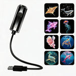 Star Projector with 10 Interchangeable Projection Inserts