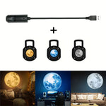 Star Projector with 10 Interchangeable Projection Inserts