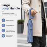 Automatic Windproof Umbrella with 8-Rib Structure and UV Protection for Enhanced Weather Resistance and Everyday Travel Convenience