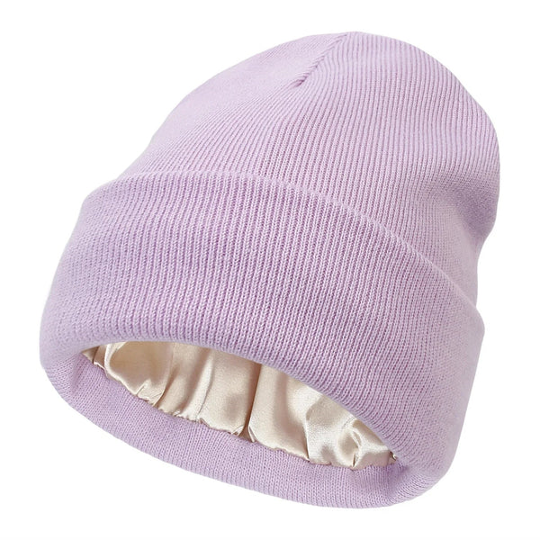 Silk Winter Hat – Warm, Hair-Protecting & Elegant