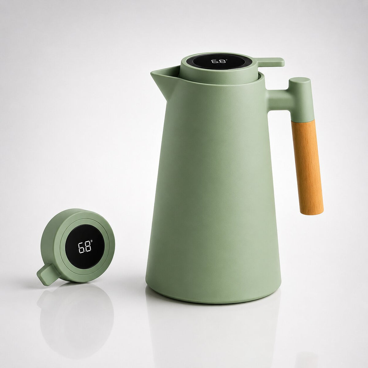 Thermos Flask with Temperature Display