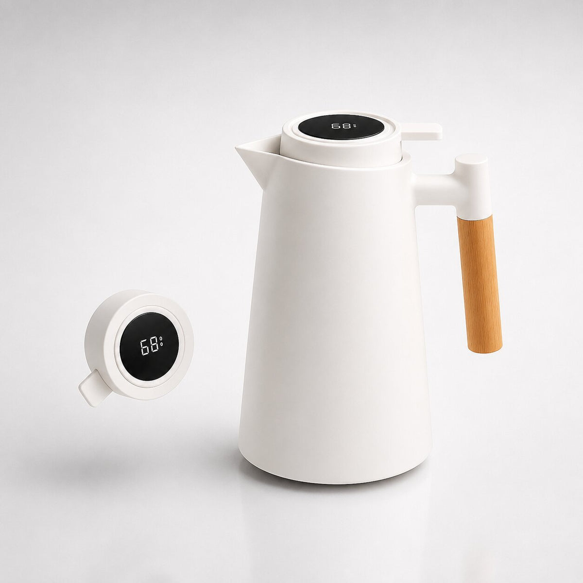 Thermos Flask with Temperature Display