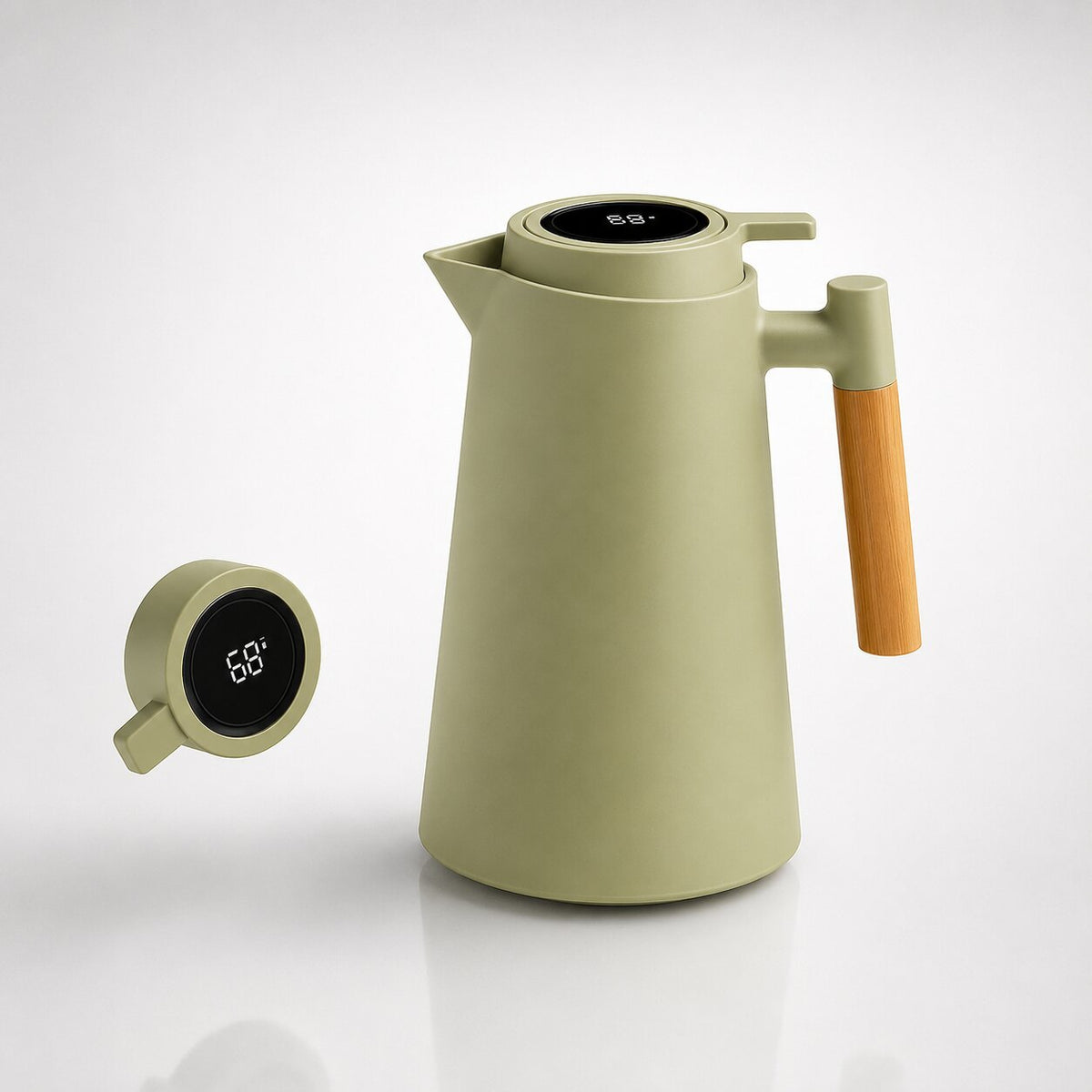 Thermos Flask with Temperature Display