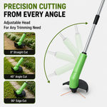 Lightweight Cordless Mini Grass Trimmer with Adjustable Cutter