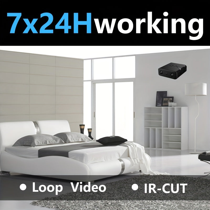 Compact Mini Camera - Full HD | Night Vision & Motion Detection