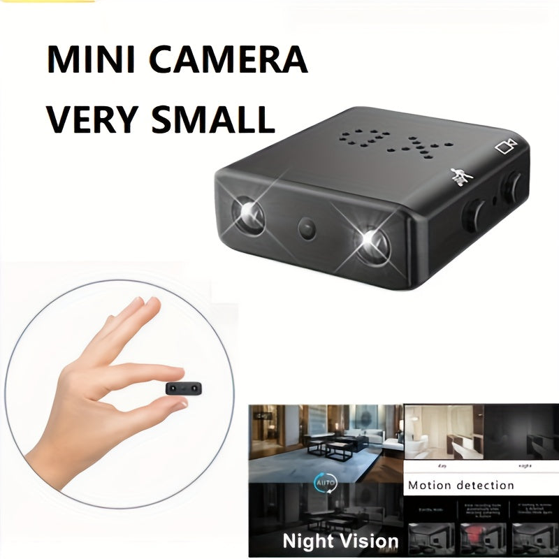 Compact Mini Camera - Full HD | Night Vision & Motion Detection