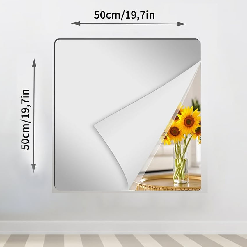 Flexible Unbreakable Mirror Sheet - Safe and Durable