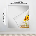 Flexible Unbreakable Mirror Sheet - Safe and Durable